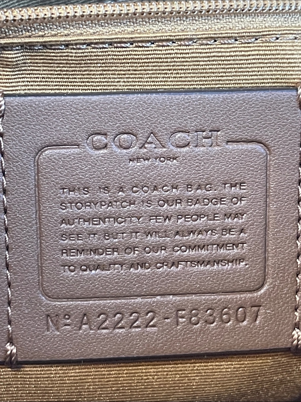 Coach Rowan F83607 Signature Canvas Chalk Leather Satchel Crossbody - Picture 3 of 8